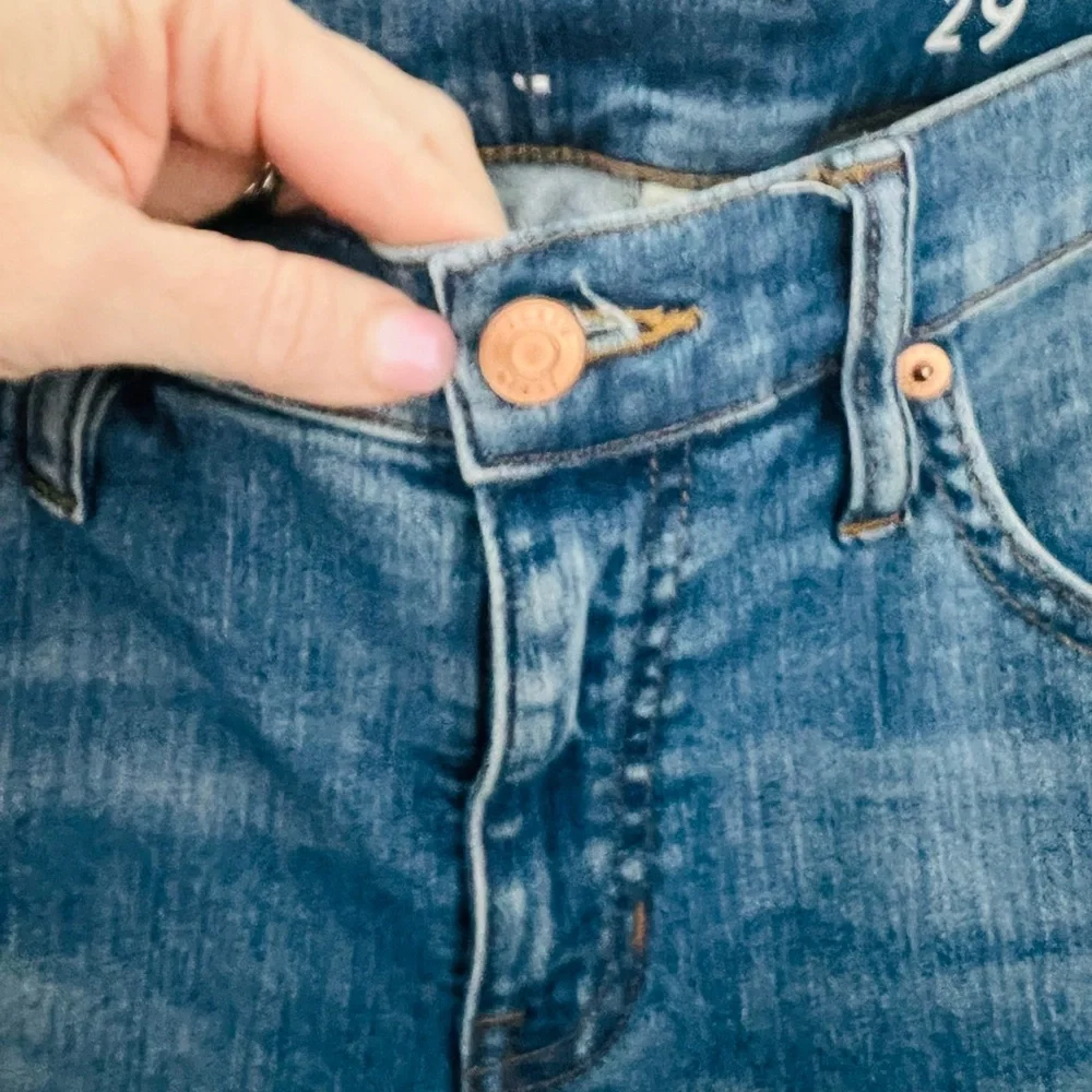 J. Crew Vintage Slim Straight Blue Denim Jeans size 29 or 8